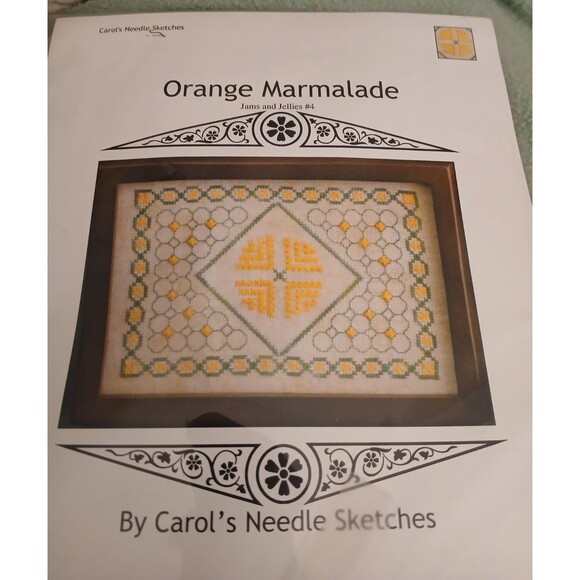 Carol's Needle Sketches Orange Marmalade embroidery pattern 2009 - Picture 4 of 4